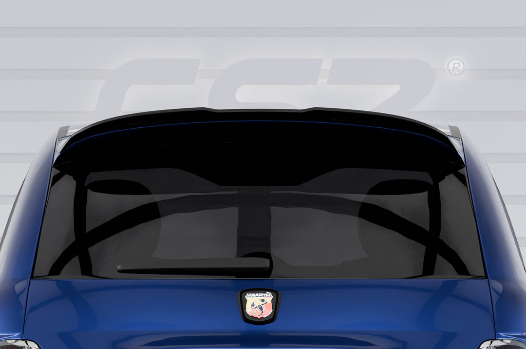 CSR Heckspoiler | Heckflügel mit ABE für Fiat 500 Abarth 595 HF800-L Unlackiert roh (Lackierung erforderlich)