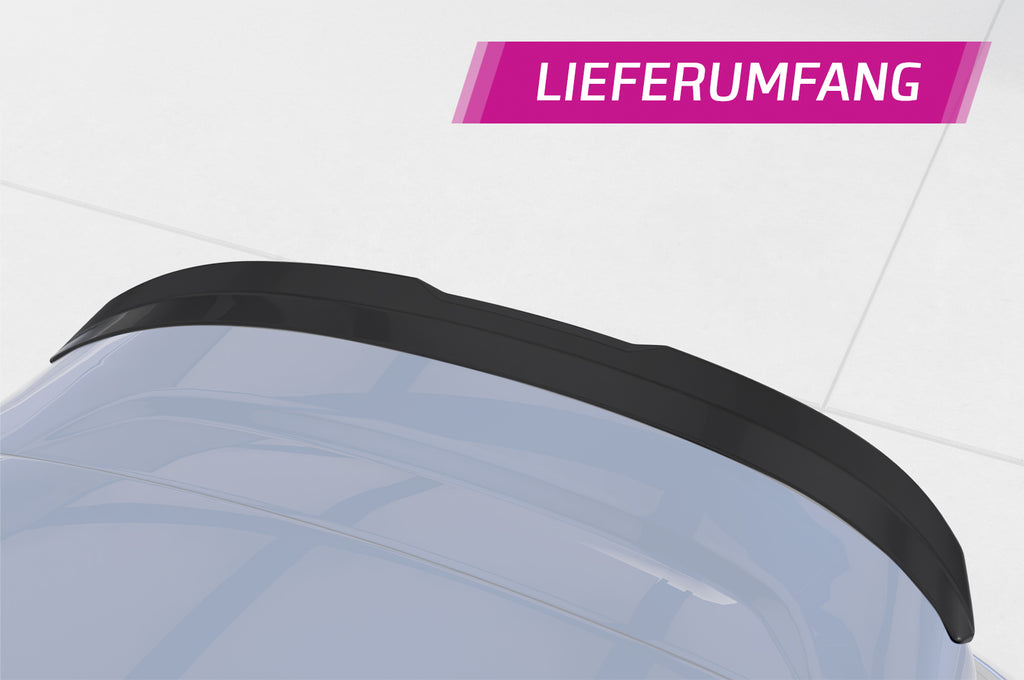 CSR Heckspoiler | Heckflügel mit ABE für Fiat 500 Abarth 595 HF800-C Carbon Look Hochglanz (keine Lackierung erforderlich)