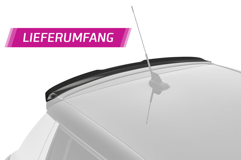 CSR Heckspoiler | Heckflügel mit ABE für Skoda Fabia 2 RS (Typ 5J) HF803-L Unlackiert roh (Lackierung erforderlich)