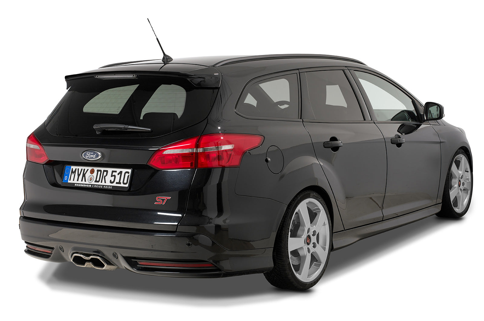 CSR Heckspoiler | Heckflügel mit ABE für Ford Focus MK3 ST Turnier HF807-C Carbon Look Hochglanz (keine Lackierung erforderlich)