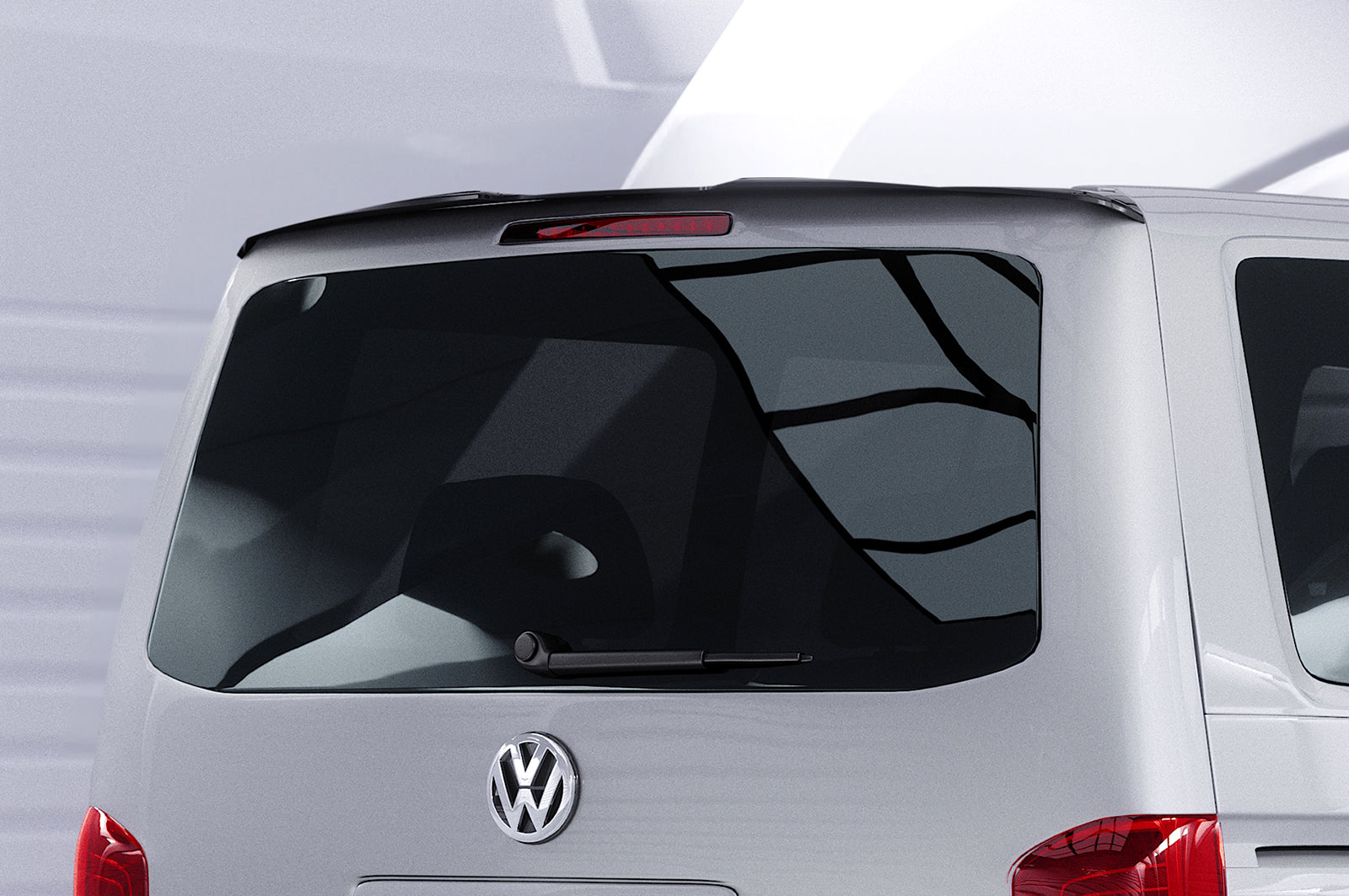 CSR Heckspoiler | Heckflügel mit ABE für VW T5 Bus HF808-L Unlackiert roh (Lackierung erforderlich)