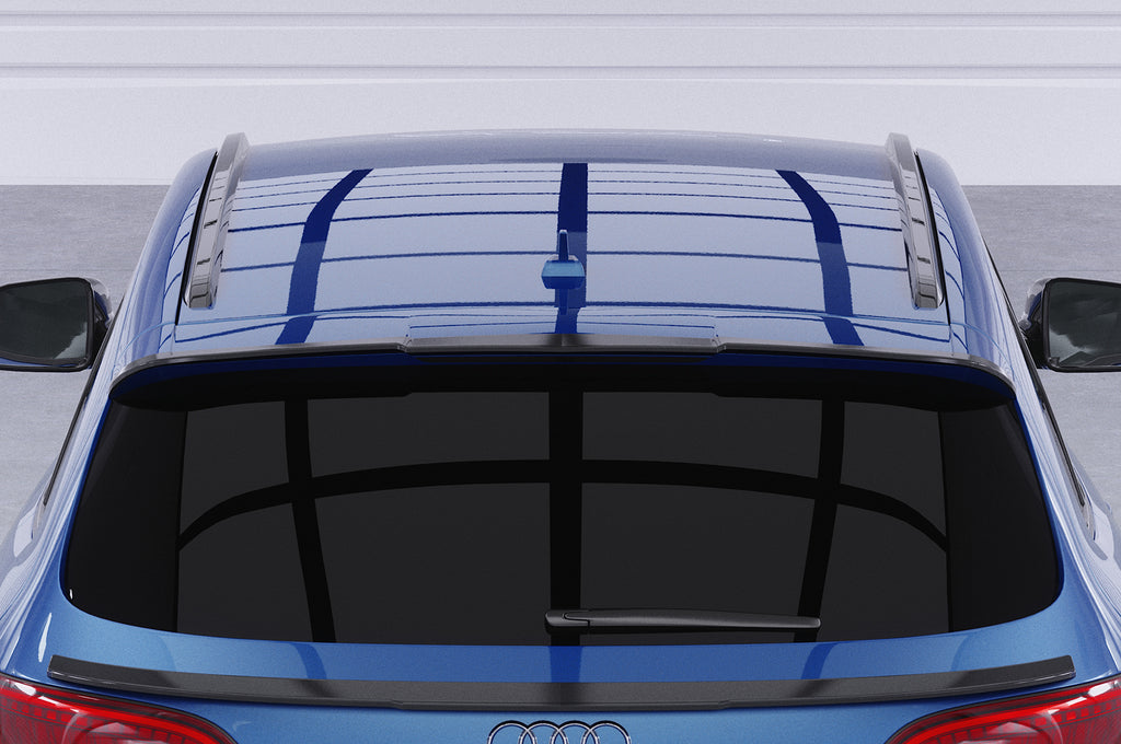 CSR Heckspoiler | Heckflügel mit ABE für Audi Q5 S-Line/SQ5 (8R) HF809-S Strukturiert schwarz matt (keine Lackierung erforderlich)