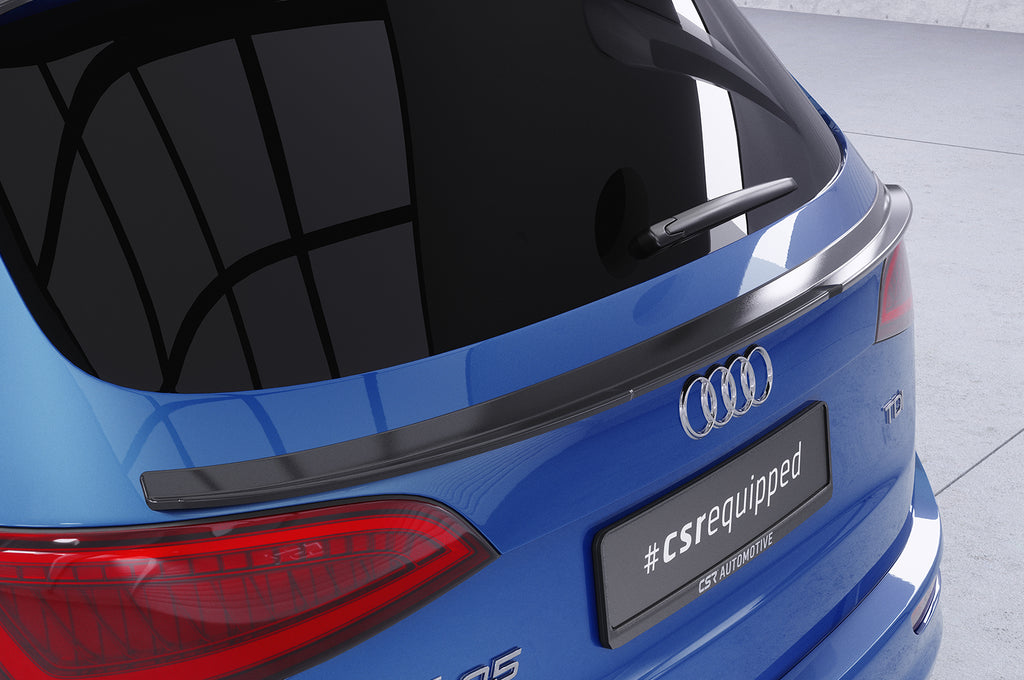CSR Heckspoiler | Heckflügel mit ABE für Audi Q5/SQ5 (Typ 8R) HF810-S Strukturiert schwarz matt (keine Lackierung erforderlich)