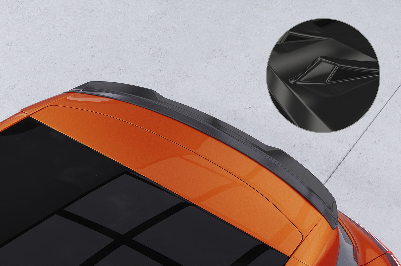 CSR Heckspoiler | Heckflügel mit ABE für Renault Clio 5 HF812-G Glossy schwarz Hochglanz (keine Lackierung erforderlich)