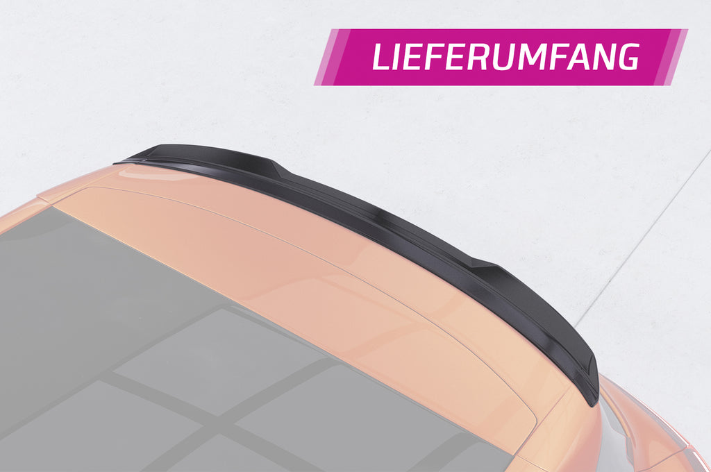 CSR Heckspoiler | Heckflügel mit ABE für Renault Clio 5 HF812-G Glossy schwarz Hochglanz (keine Lackierung erforderlich)
