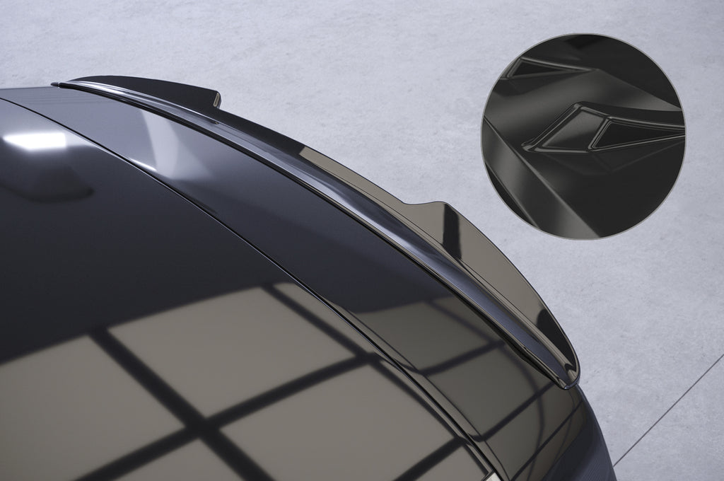 CSR Heckspoiler | Heckflügel mit ABE für Smart fortwo (453) HF815-G Glossy schwarz Hochglanz (keine Lackierung erforderlich)