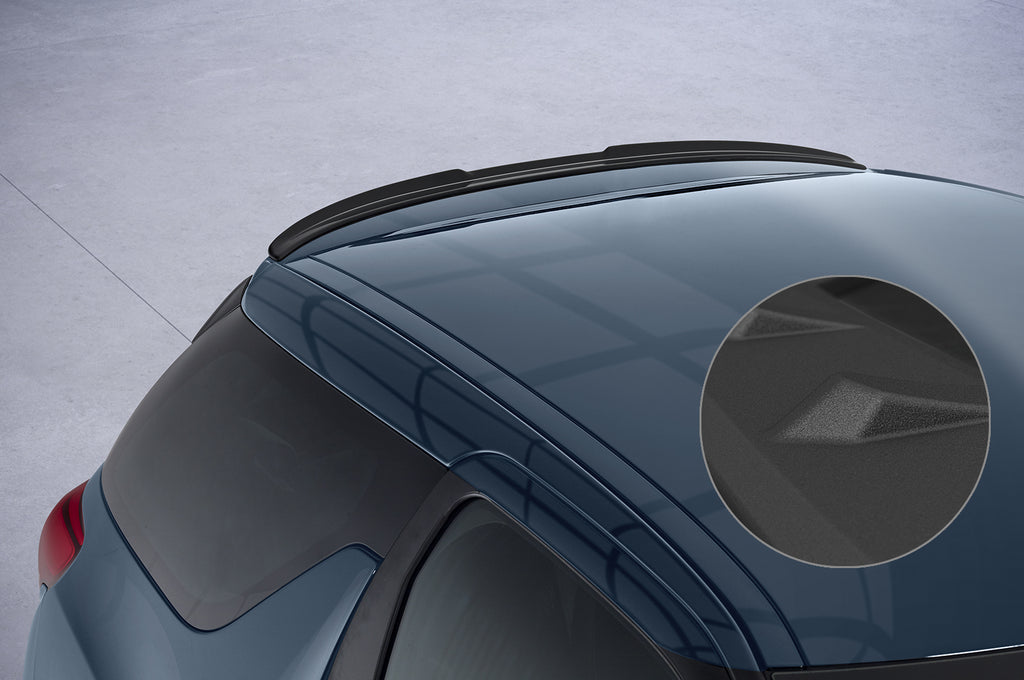 CSR Heckspoiler | Heckflügel mit ABE für Citroen DS3 HF818-S Strukturiert schwarz matt (keine Lackierung erforderlich)