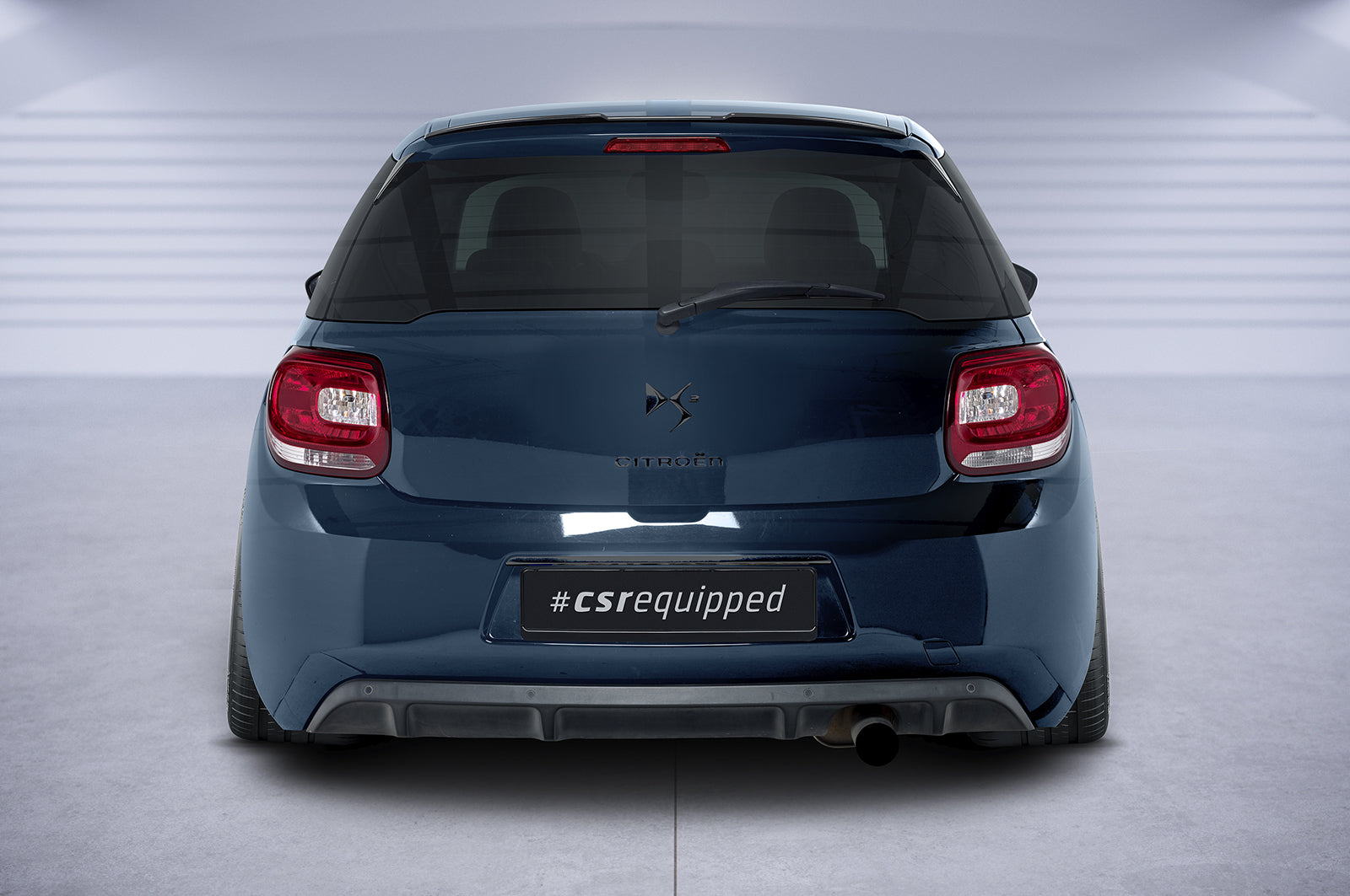 CSR Heckspoiler | Heckflügel mit ABE für Citroen DS3 HF818-L Unlackiert roh (Lackierung erforderlich)