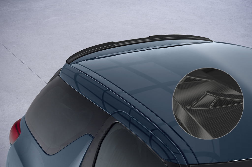 CSR Heckspoiler | Heckflügel mit ABE für Citroen DS3 HF818-C Carbon Look Hochglanz (keine Lackierung erforderlich)