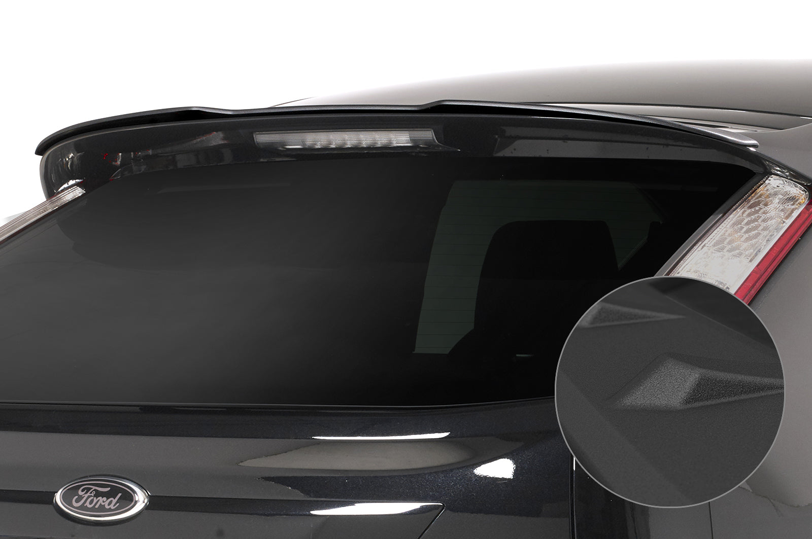CSR Heckspoiler | Heckflügel mit ABE für Ford Focus MK2 ST HF821-S Strukturiert schwarz matt (keine Lackierung erforderlich)