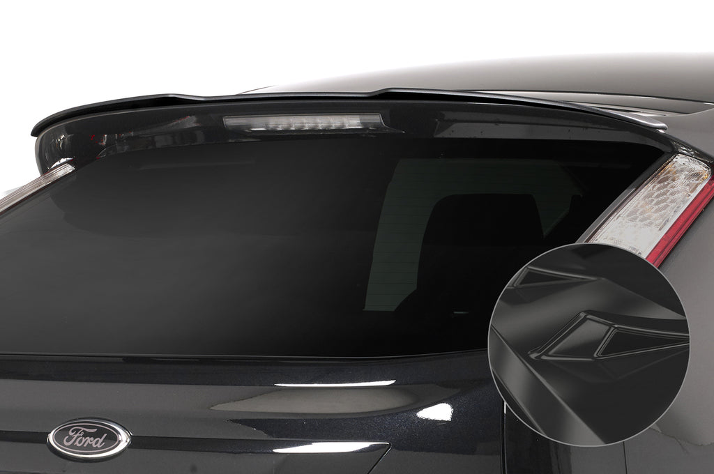 CSR Heckspoiler | Heckflügel mit ABE für Ford Focus MK2 ST HF821-G Glossy schwarz Hochglanz (keine Lackierung erforderlich)