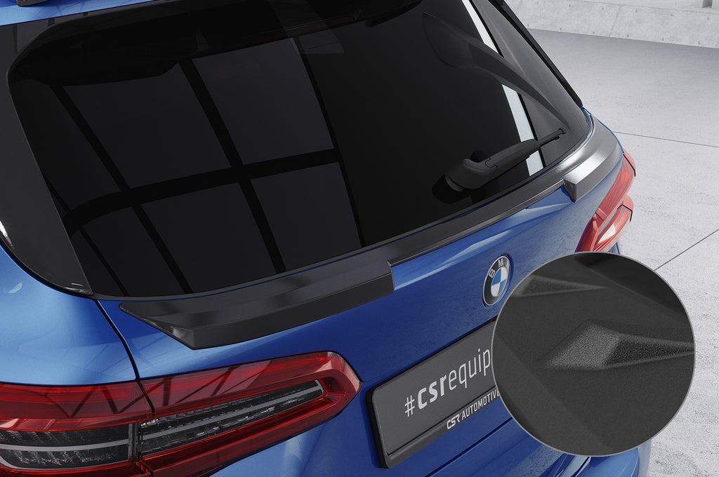 CSR Heckspoiler | Heckflügel mit ABE für BMW X5 (G5) HF824-S Strukturiert schwarz matt (keine Lackierung erforderlich)
