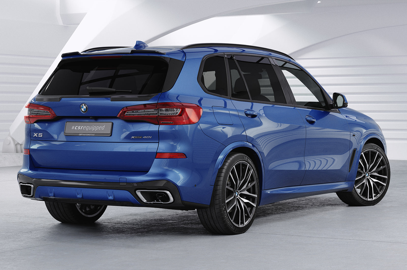 CSR Heckspoiler | Heckflügel mit ABE für BMW X5 (G5) HF824-G Glossy schwarz Hochglanz (keine Lackierung erforderlich)