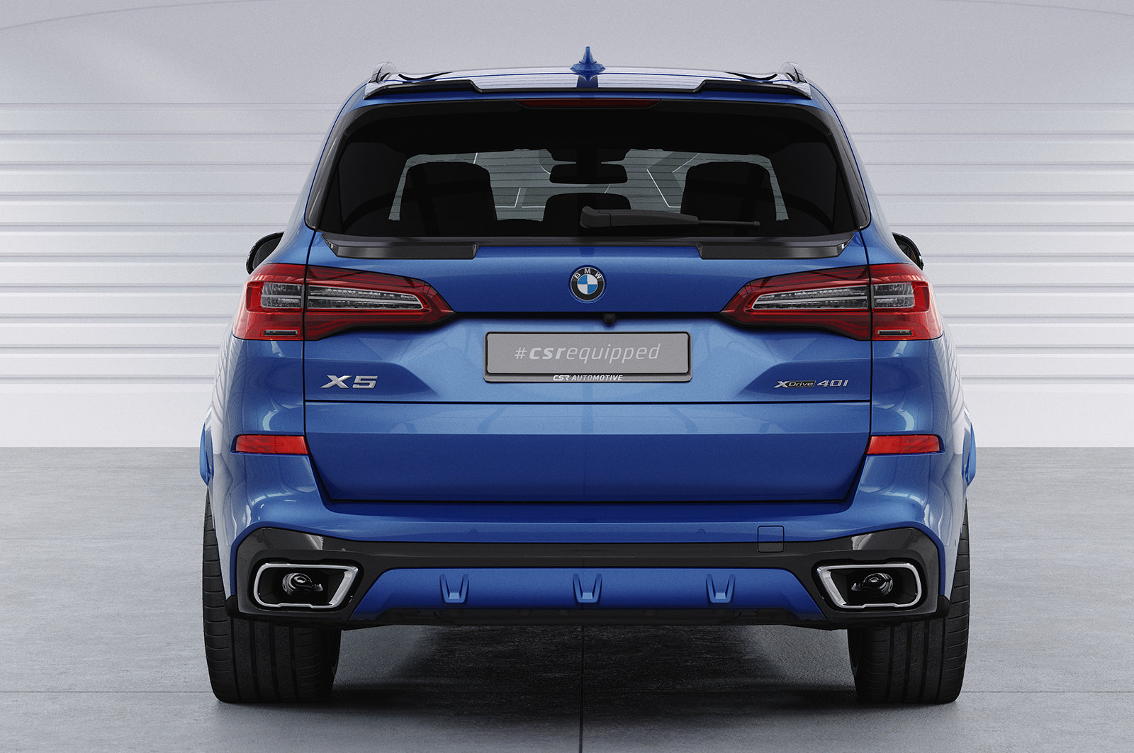 CSR Heckspoiler | Heckflügel mit ABE für BMW X5 (G5) HF824-G Glossy schwarz Hochglanz (keine Lackierung erforderlich)