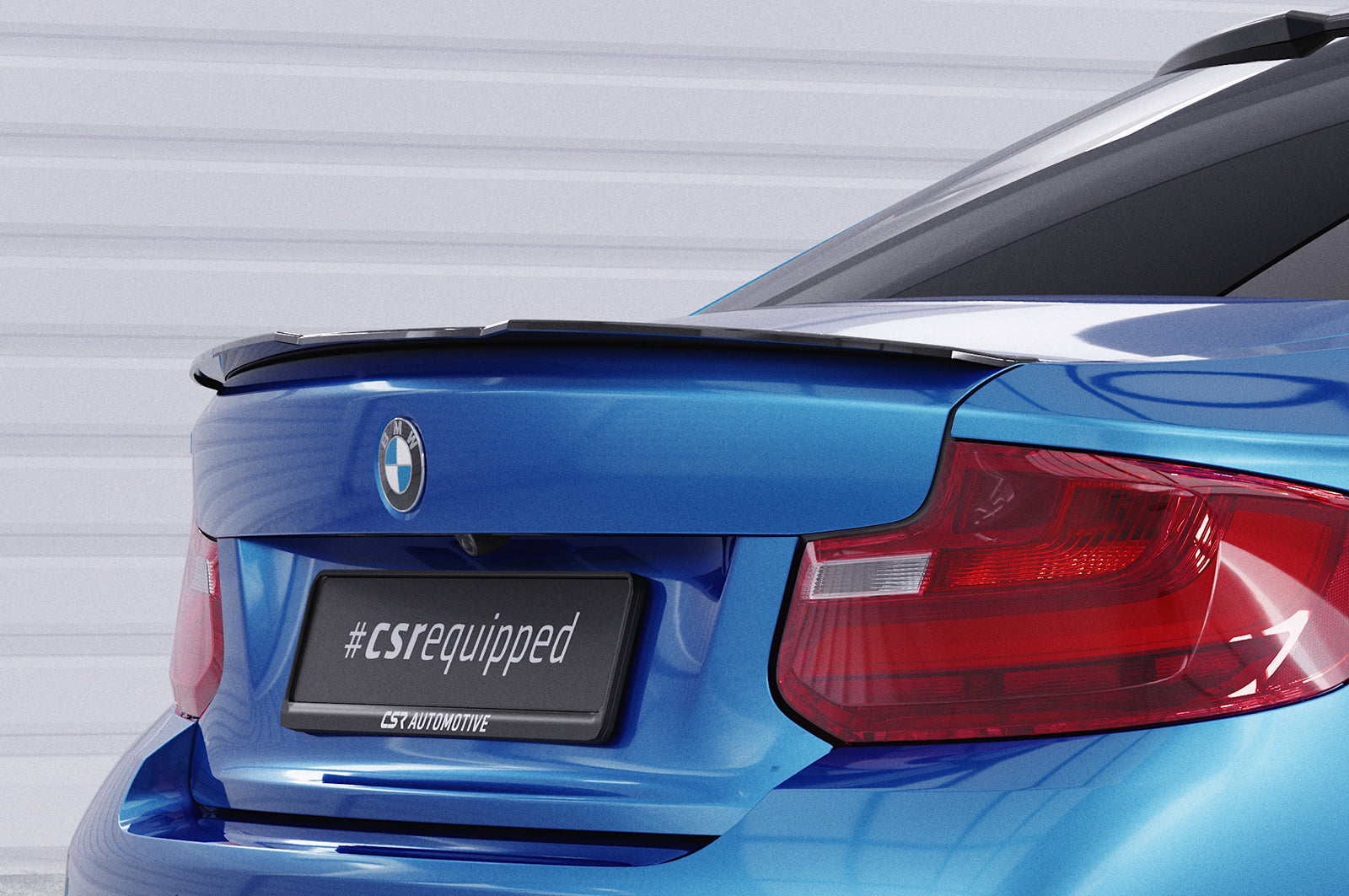 CSR Heckspoiler | Heckflügel mit ABE für BMW 2er (F22/F23) Coupe und Cabrio HF825-G Glossy schwarz Hochglanz (keine Lackierung erforderlich)