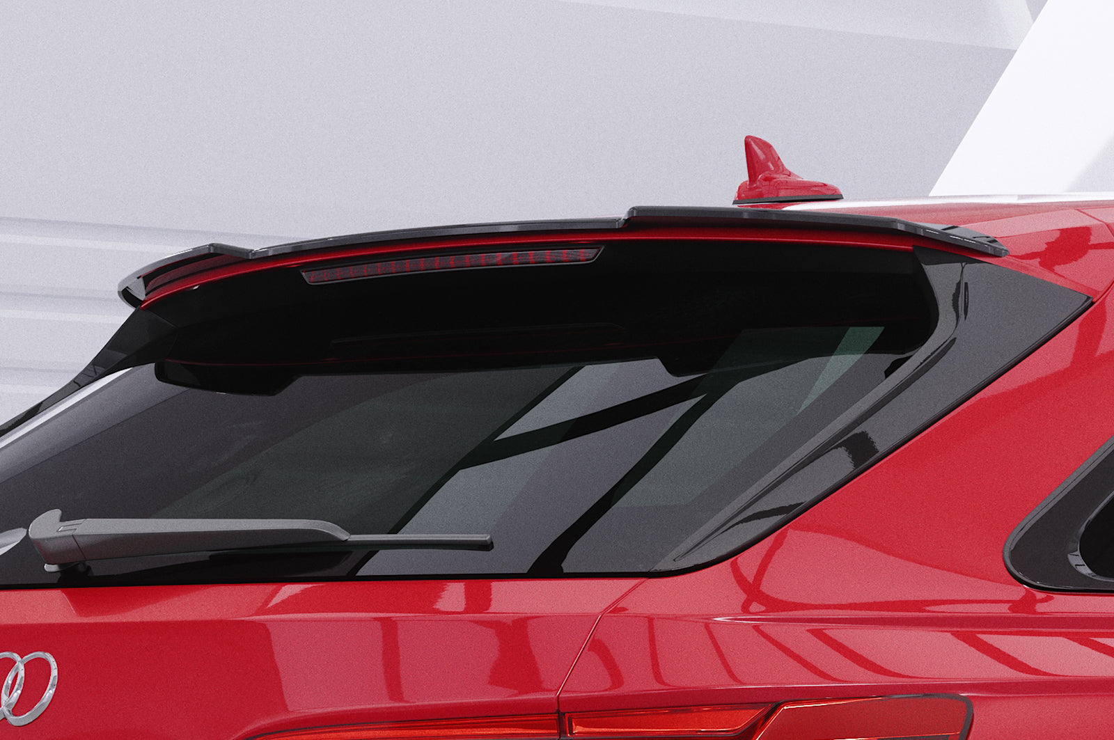 CSR Heckspoiler | Heckflügel mit ABE für Audi A6 C8 (Typ 4K/F2) Avant HF826-C Carbon Look Hochglanz (keine Lackierung erforderlich)