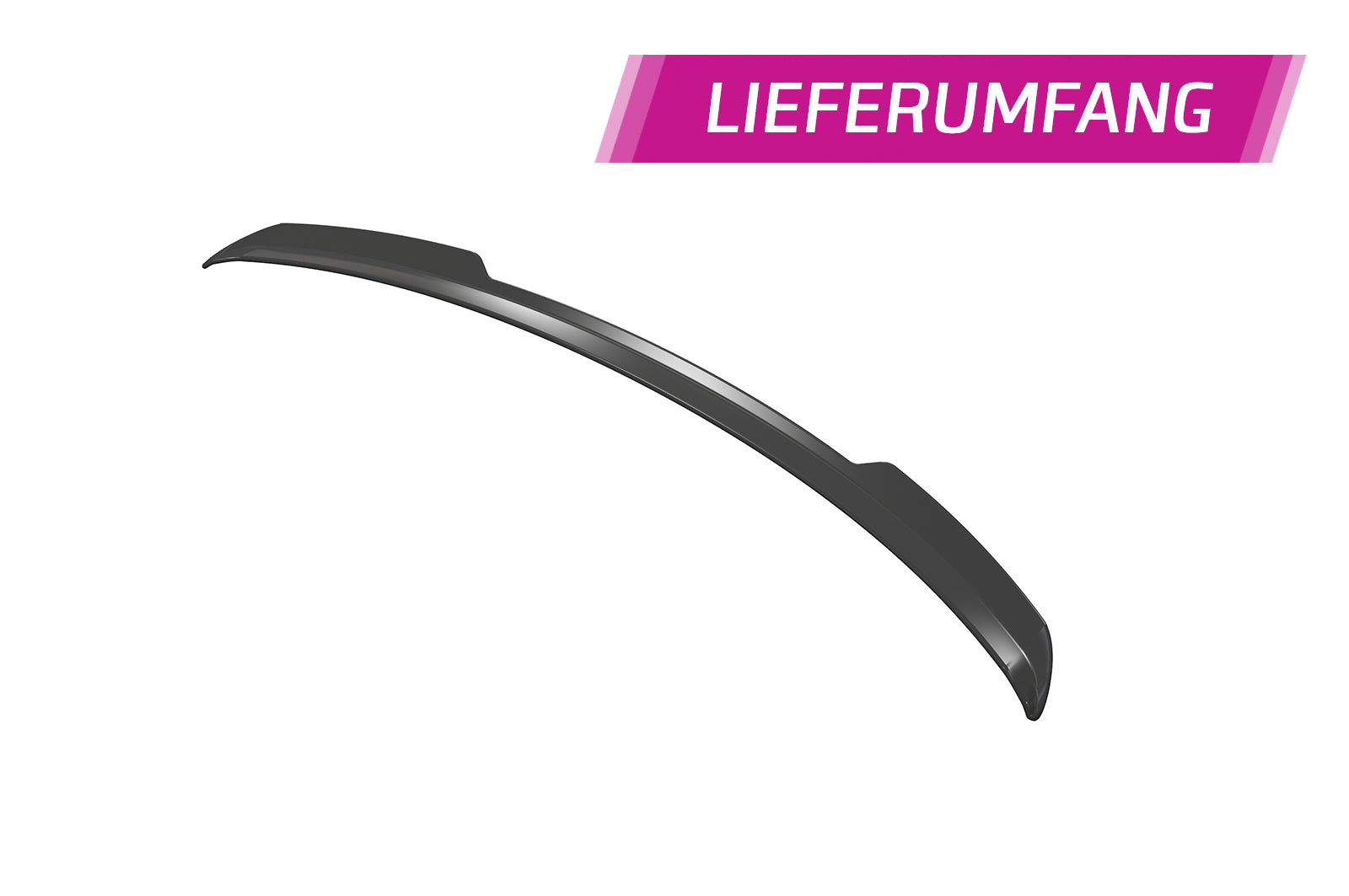 CSR Heckspoiler | Heckflügel mit ABE für Audi A6 C8 (Typ 4K/F2) Avant HF826-C Carbon Look Hochglanz (keine Lackierung erforderlich)