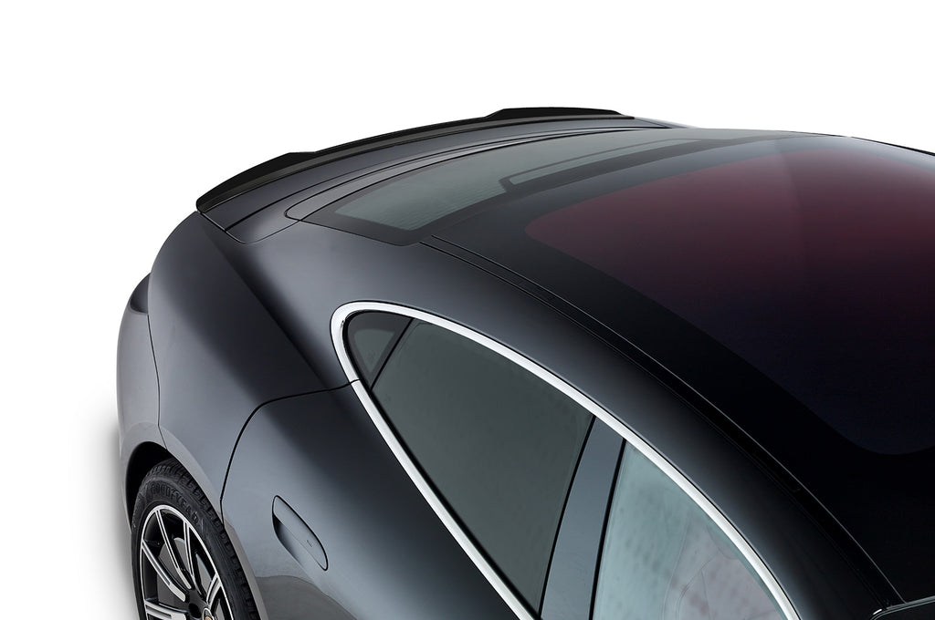 CSR Heckspoiler | Heckflügel mit ABE für Porsche Taycan HF827-S Strukturiert schwarz matt (keine Lackierung erforderlich)