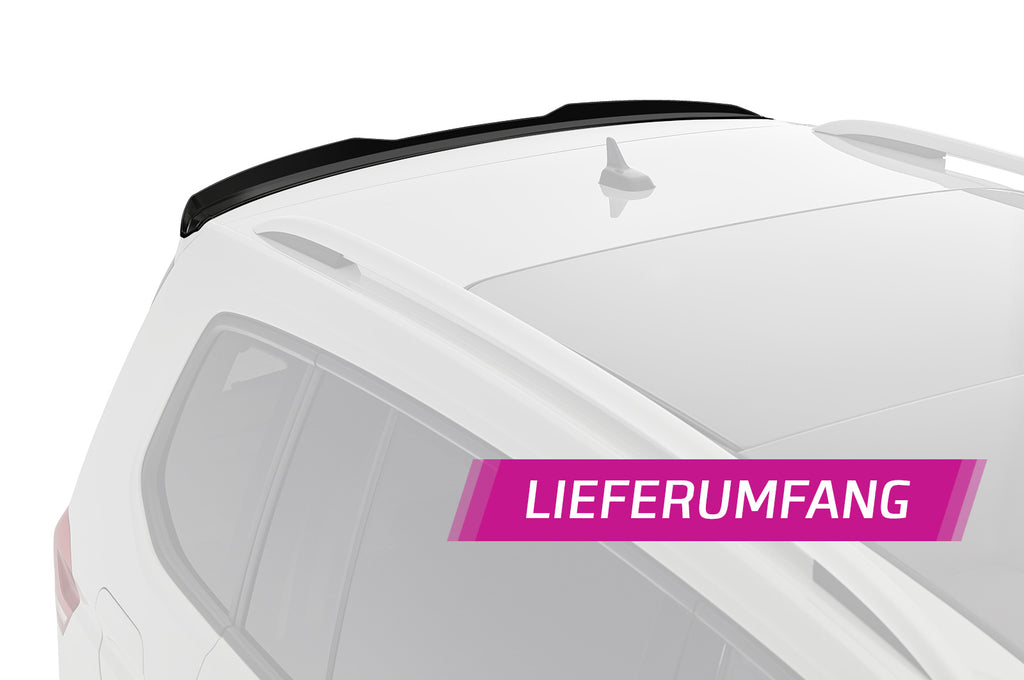 CSR Heckspoiler | Heckflügel mit ABE für VW Touran 2 (Typ 5T) HF833-L Unlackiert roh (Lackierung erforderlich)