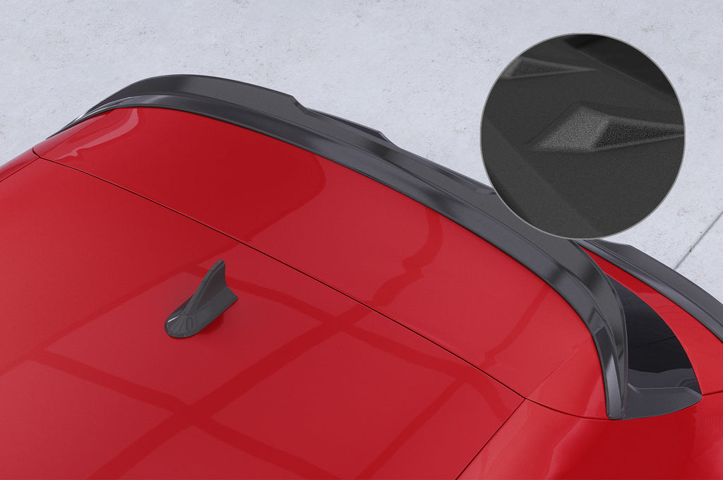 CSR Heckspoiler | Heckflügel mit ABE für Seat Leon 4 (Typ KL) HF834-S Strukturiert schwarz matt (keine Lackierung erforderlich)