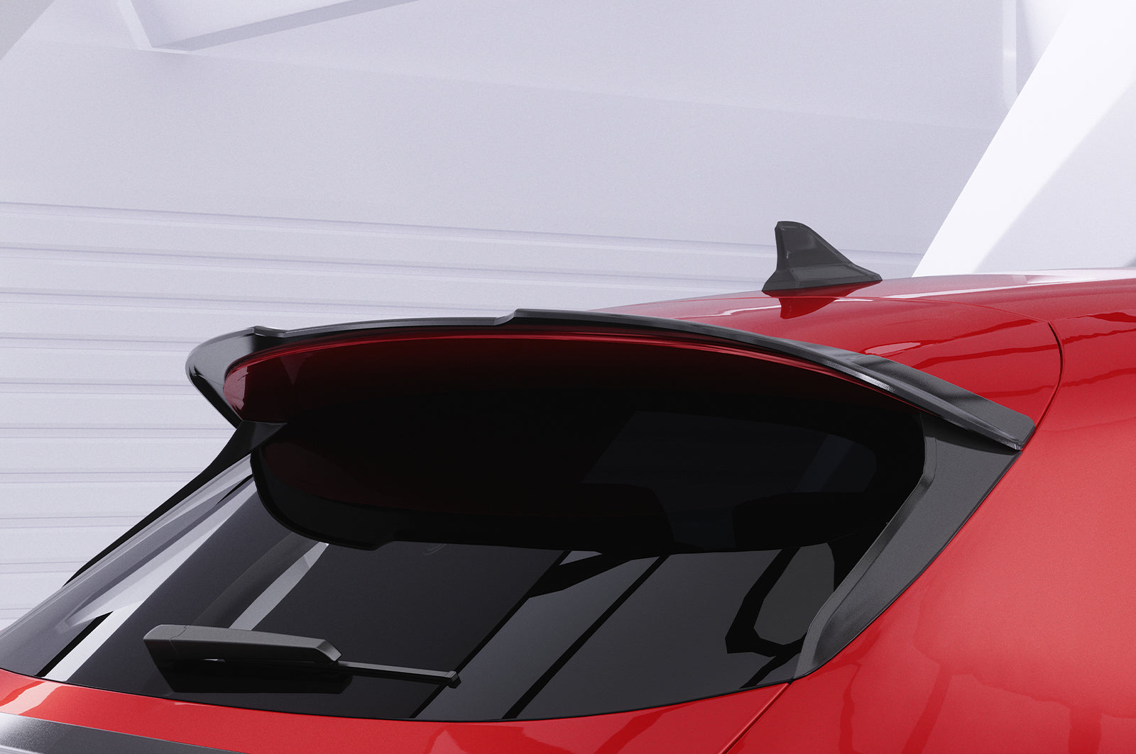 CSR Heckspoiler | Heckflügel mit ABE für Seat Leon 4 (Typ KL) HF834-C Carbon Look Hochglanz (keine Lackierung erforderlich)