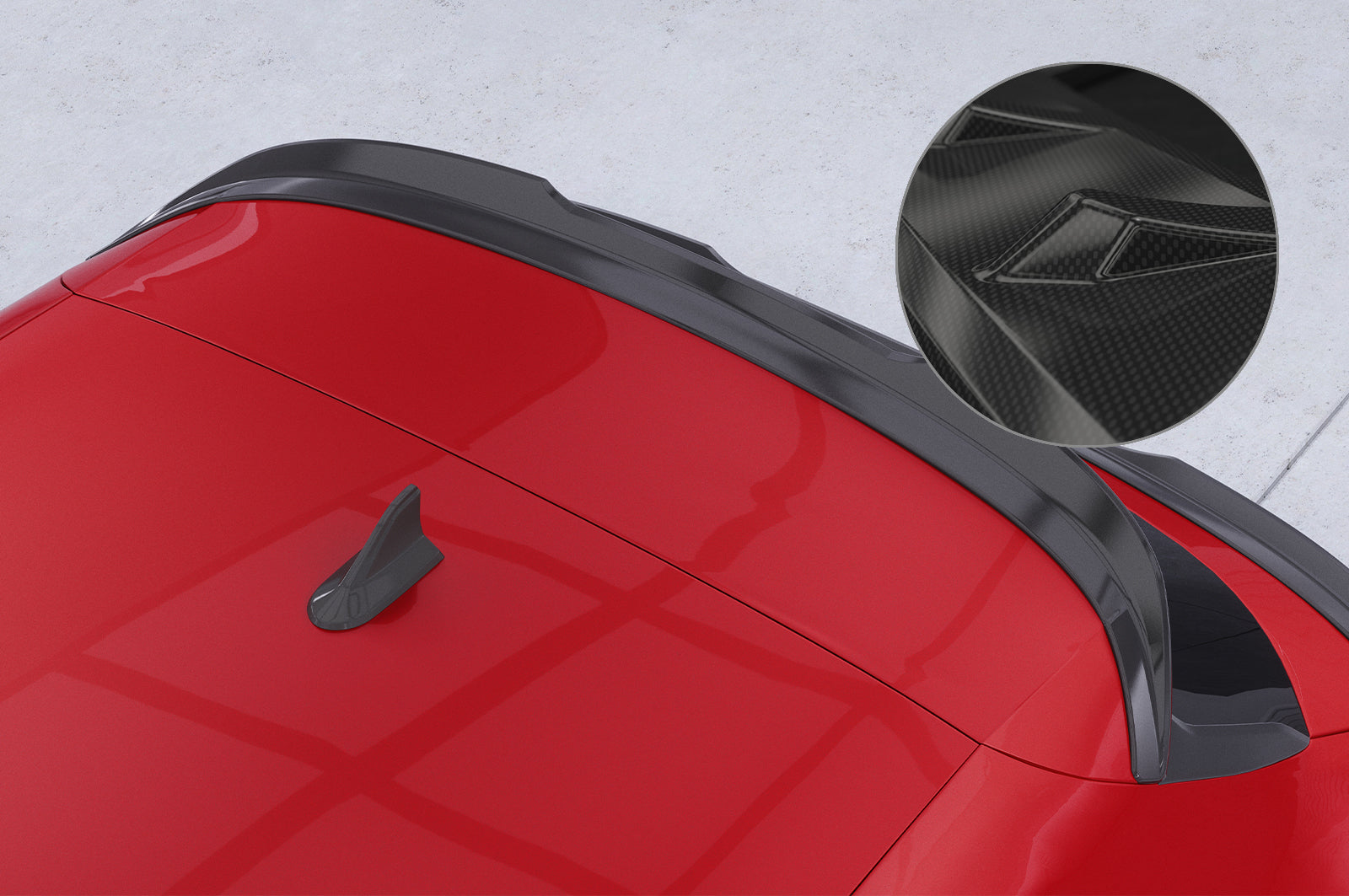 CSR Heckspoiler | Heckflügel mit ABE für Seat Leon 4 (Typ KL) HF834-C Carbon Look Hochglanz (keine Lackierung erforderlich)