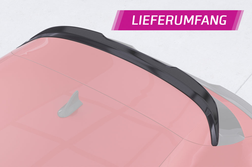CSR Heckspoiler | Heckflügel mit ABE für Seat Leon 4 (Typ KL) HF834-C Carbon Look Hochglanz (keine Lackierung erforderlich)