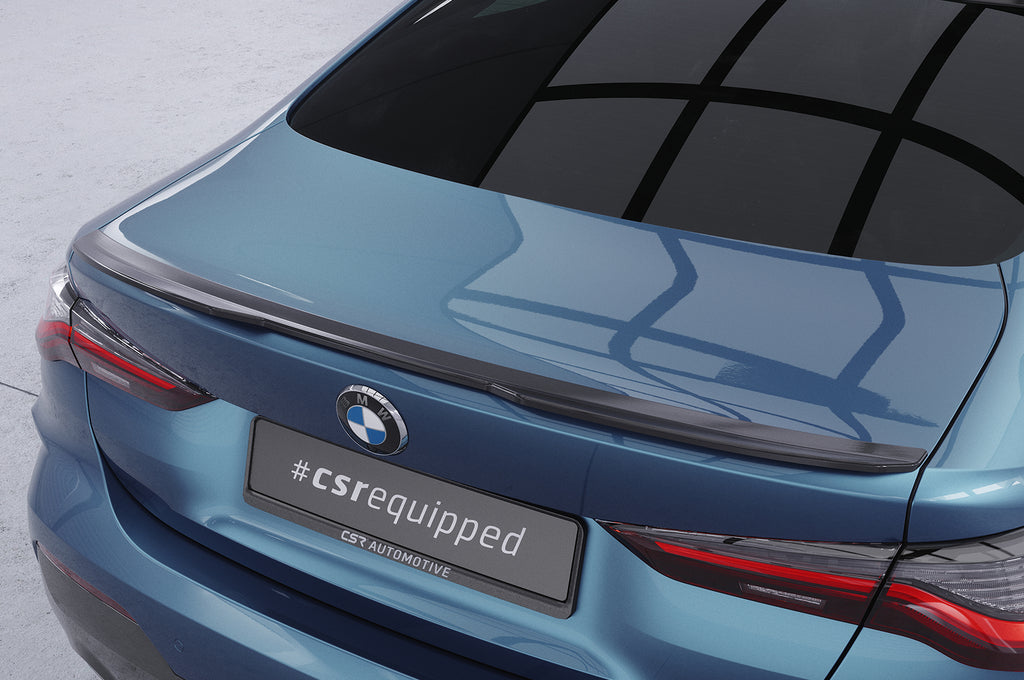 CSR Heckspoiler | Heckflügel mit ABE für BMW 4er G22 Coupe HF836-S Strukturiert schwarz matt (keine Lackierung erforderlich)