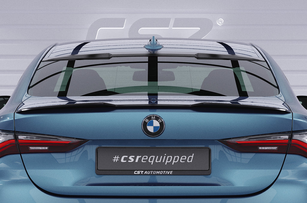 CSR Heckspoiler | Heckflügel mit ABE für BMW 4er G22 Coupe HF836-C Carbon Look Hochglanz (keine Lackierung erforderlich)