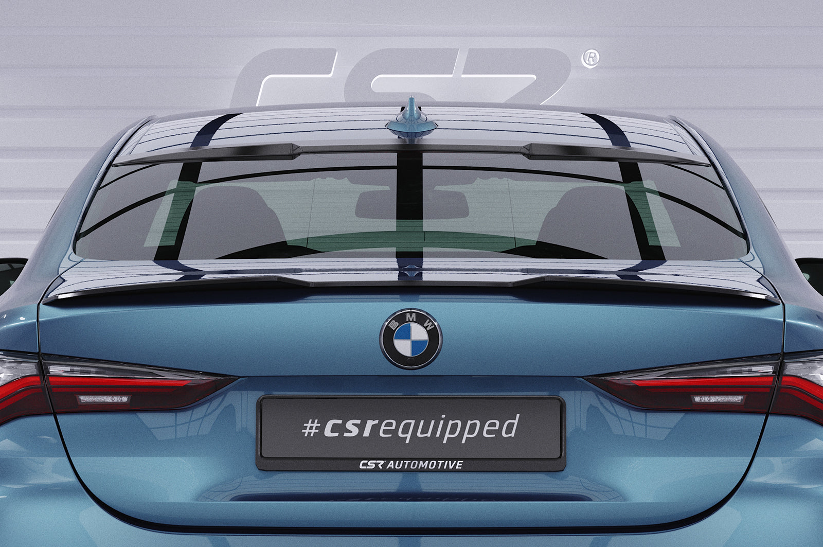 CSR Heckspoiler | Heckflügel mit ABE für BMW 4er G22 Coupe HF836-C Carbon Look Hochglanz (keine Lackierung erforderlich)