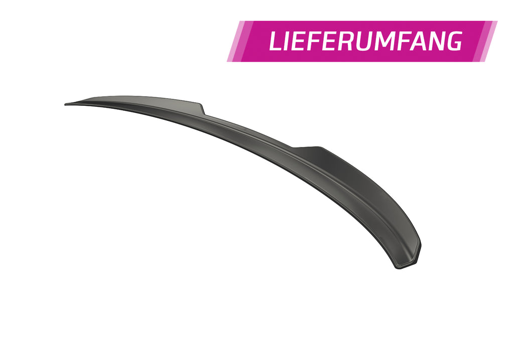 CSR Heckspoiler | Heckflügel mit ABE für BMW 4er G22 Coupe HF836-S Strukturiert schwarz matt (keine Lackierung erforderlich)