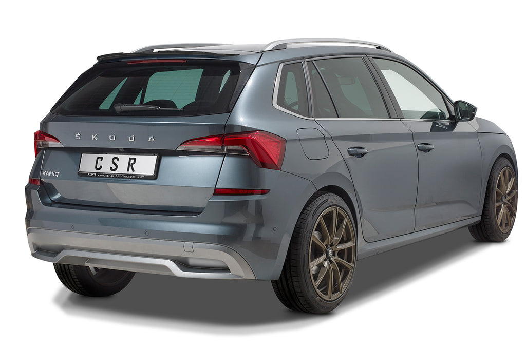 CSR Heckspoiler | Heckflügel mit ABE für Skoda Kamiq HF838-C Carbon Look Hochglanz (keine Lackierung erforderlich)