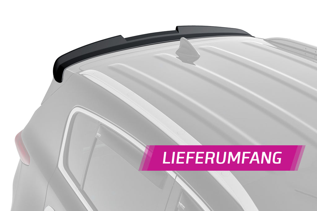 CSR Heckspoiler | Heckflügel mit ABE für Kia Sportage QL/QLE HF842-C Carbon Look Hochglanz (keine Lackierung erforderlich)