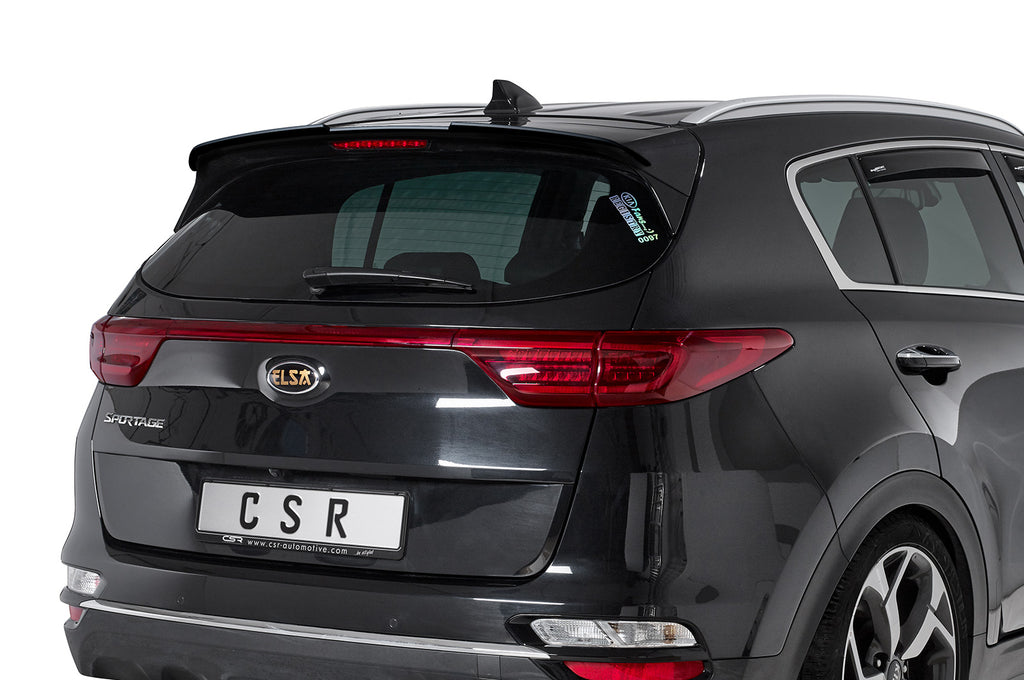 CSR Heckspoiler | Heckflügel mit ABE für Kia Sportage QL/QLE HF842-C Carbon Look Hochglanz (keine Lackierung erforderlich)