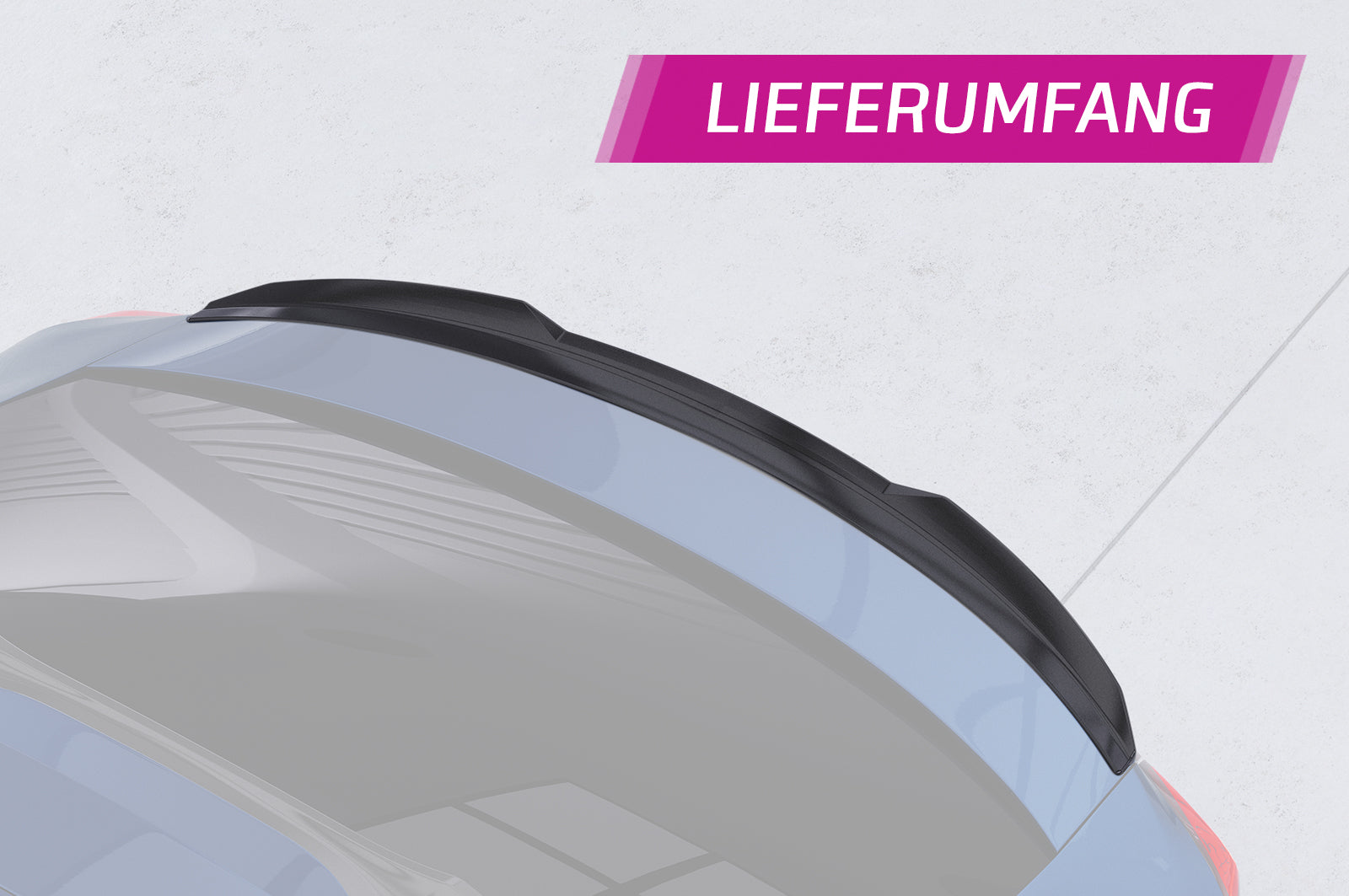 CSR Heckspoiler | Heckflügel mit ABE für Opel Insignia B Grand Sport HF843-L Unlackiert roh (Lackierung erforderlich)