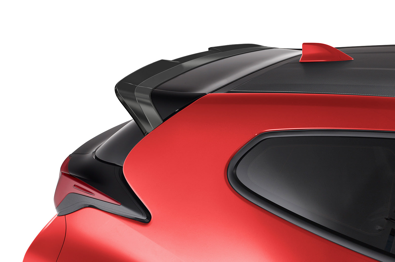 CSR Heckspoiler | Heckflügel mit ABE für Toyota GR Yaris (XP21) HF844-L Unlackiert roh (Lackierung erforderlich)