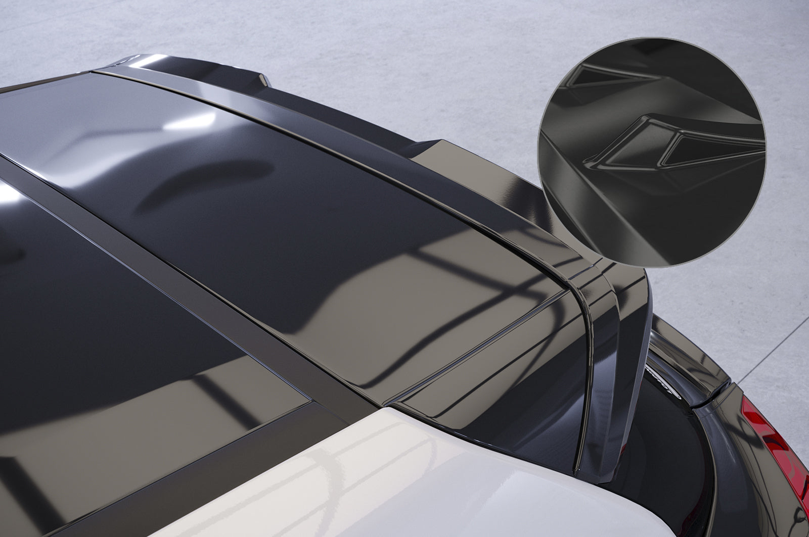 CSR Heckspoiler | Heckflügel mit ABE für Toyota GR Yaris (XP21) HF844-G Glossy schwarz Hochglanz (keine Lackierung erforderlich)