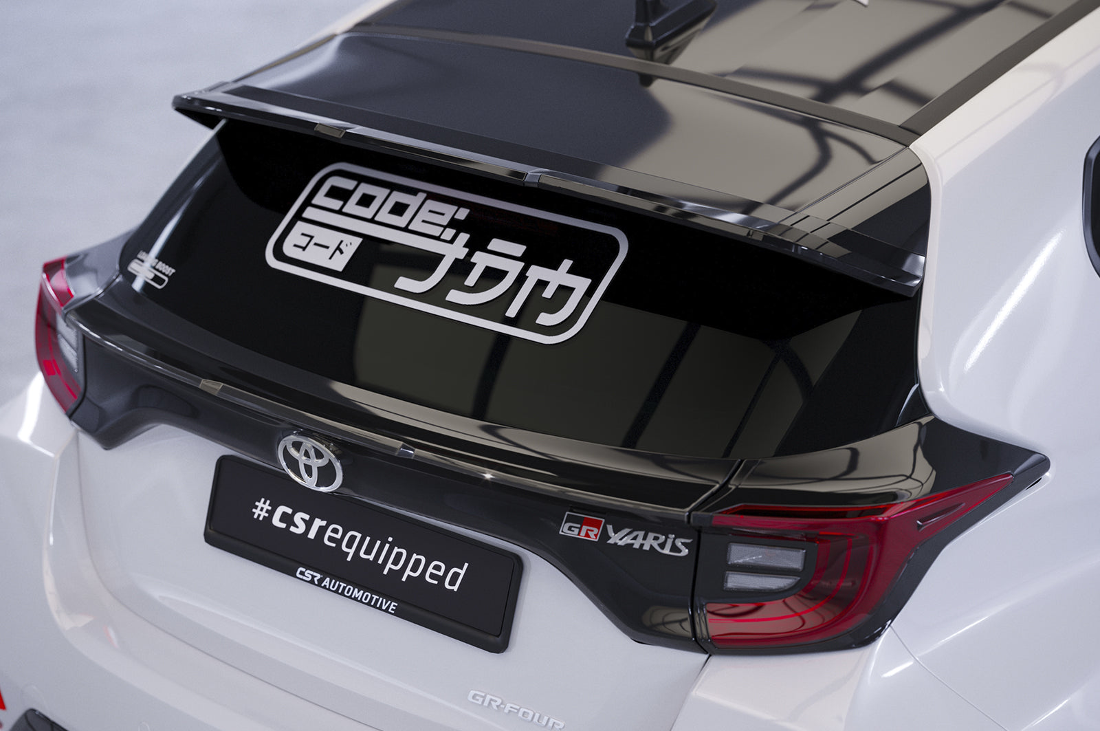 CSR Heckspoiler | Heckflügel mit ABE für Toyota GR Yaris (Typ XP21) HF845
