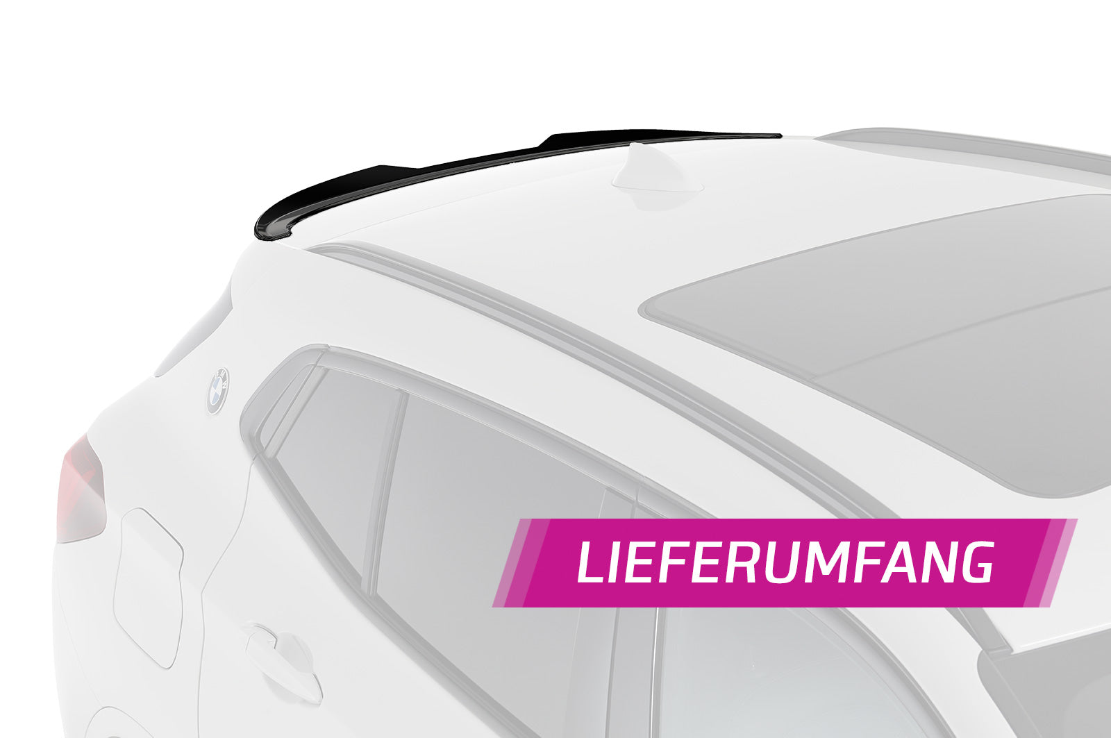CSR Heckspoiler | Heckflügel mit ABE für BMW X2 F39 HF847-C Carbon Look Hochglanz (keine Lackierung erforderlich)