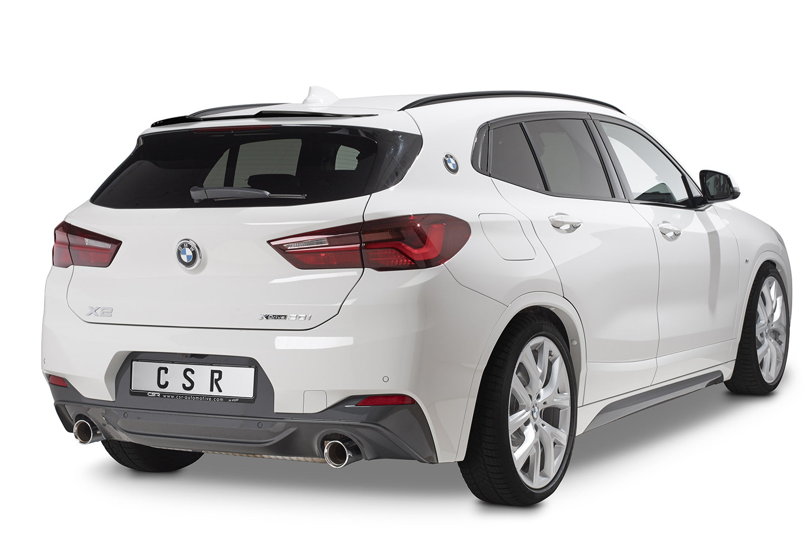 CSR Heckspoiler | Heckflügel mit ABE für BMW X2 F39 HF847-C Carbon Look Hochglanz (keine Lackierung erforderlich)