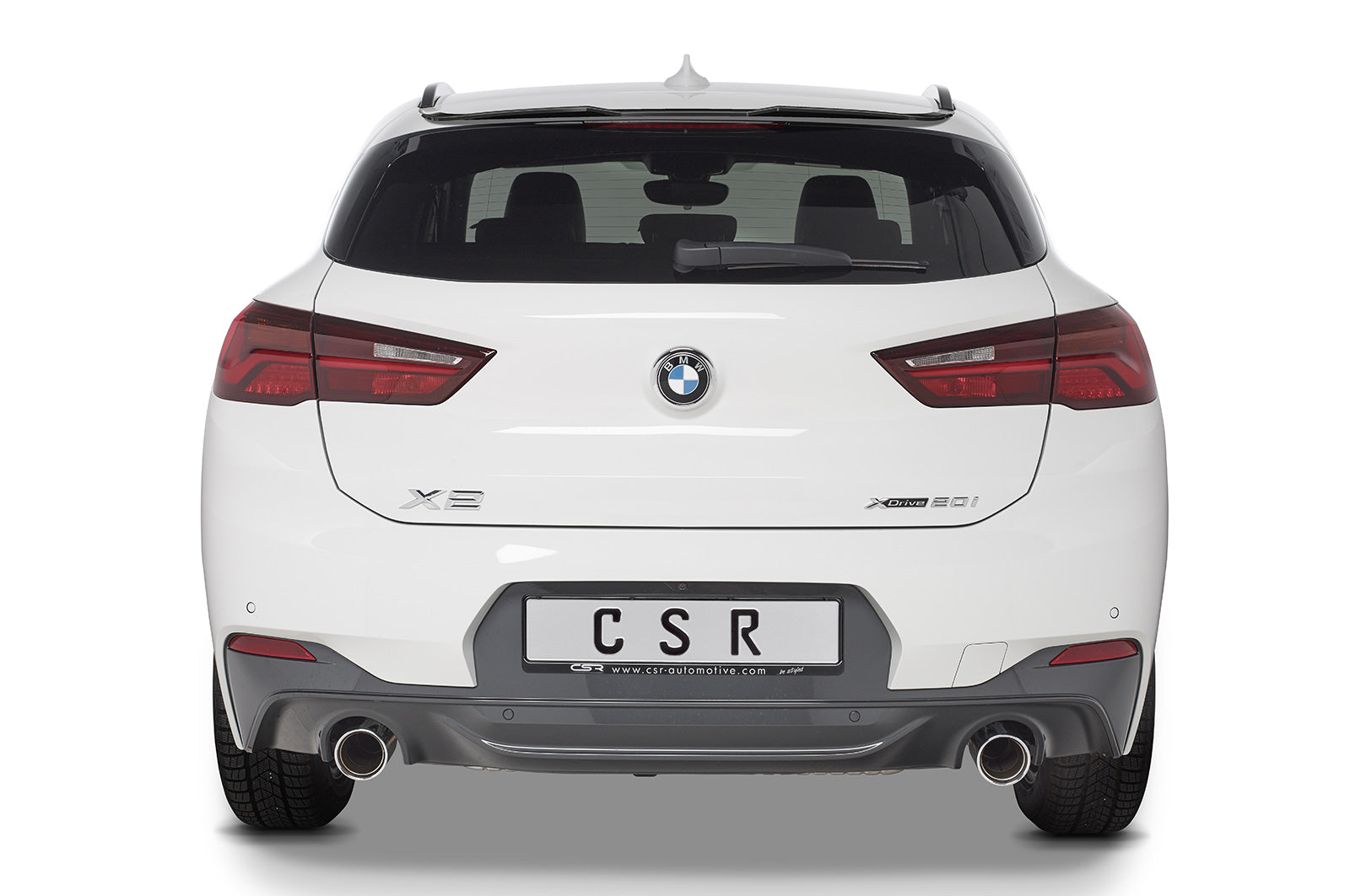 CSR Heckspoiler | Heckflügel mit ABE für BMW X2 F39 HF847-C Carbon Look Hochglanz (keine Lackierung erforderlich)