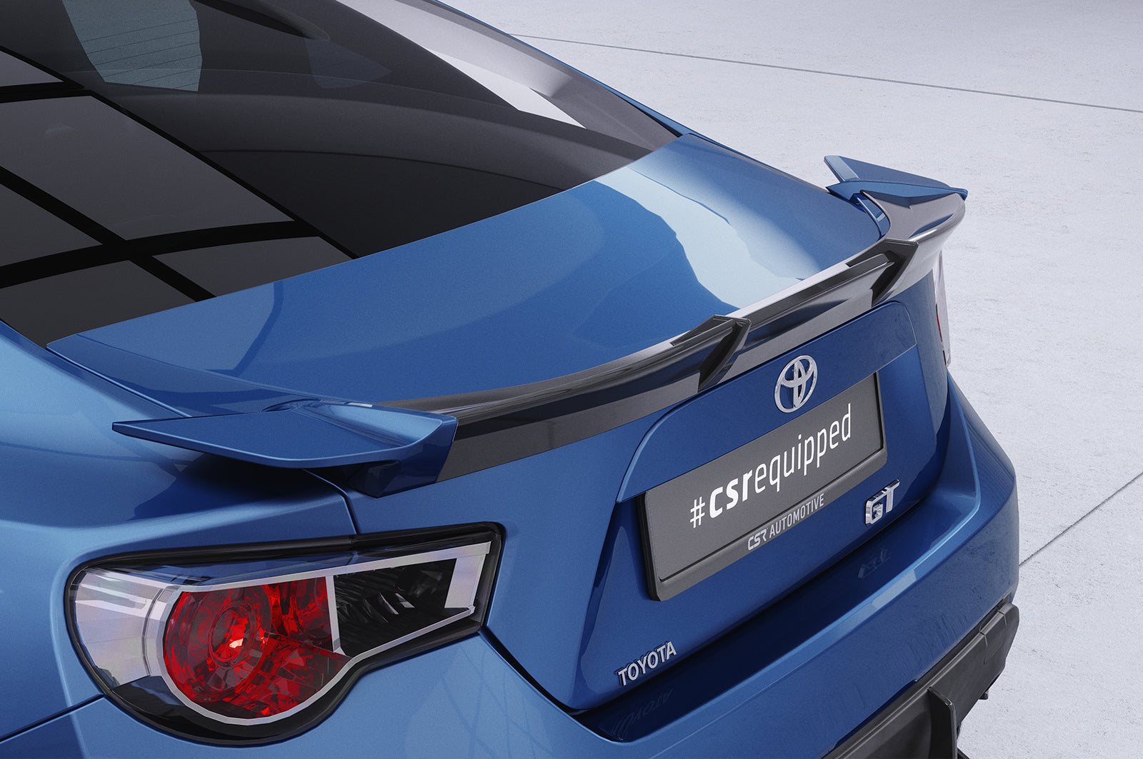 CSR Heckspoiler | Heckflügel mit ABE für Toyota GT86 HF848-L Unlackiert roh (Lackierung erforderlich)