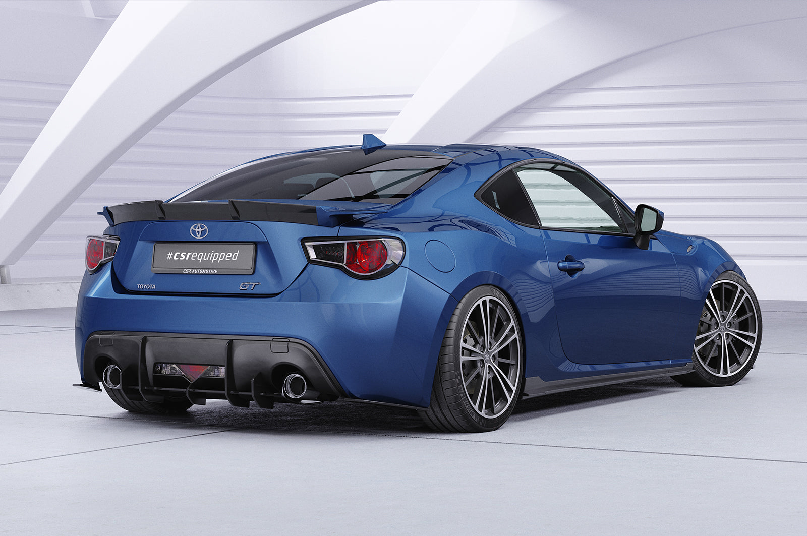 CSR Heckspoiler | Heckflügel mit ABE für Toyota GT86 HF848-S strukturiert schwarz matt (keine Lackierung erforderlich)