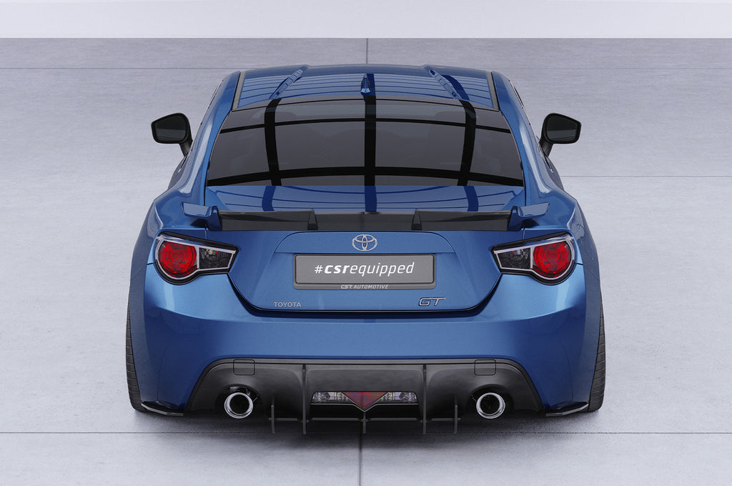 CSR Heckspoiler | Heckflügel mit ABE für Toyota GT86 HF848-G Glossy schwarz Hochglanz (keine Lackierung erforderlich)
