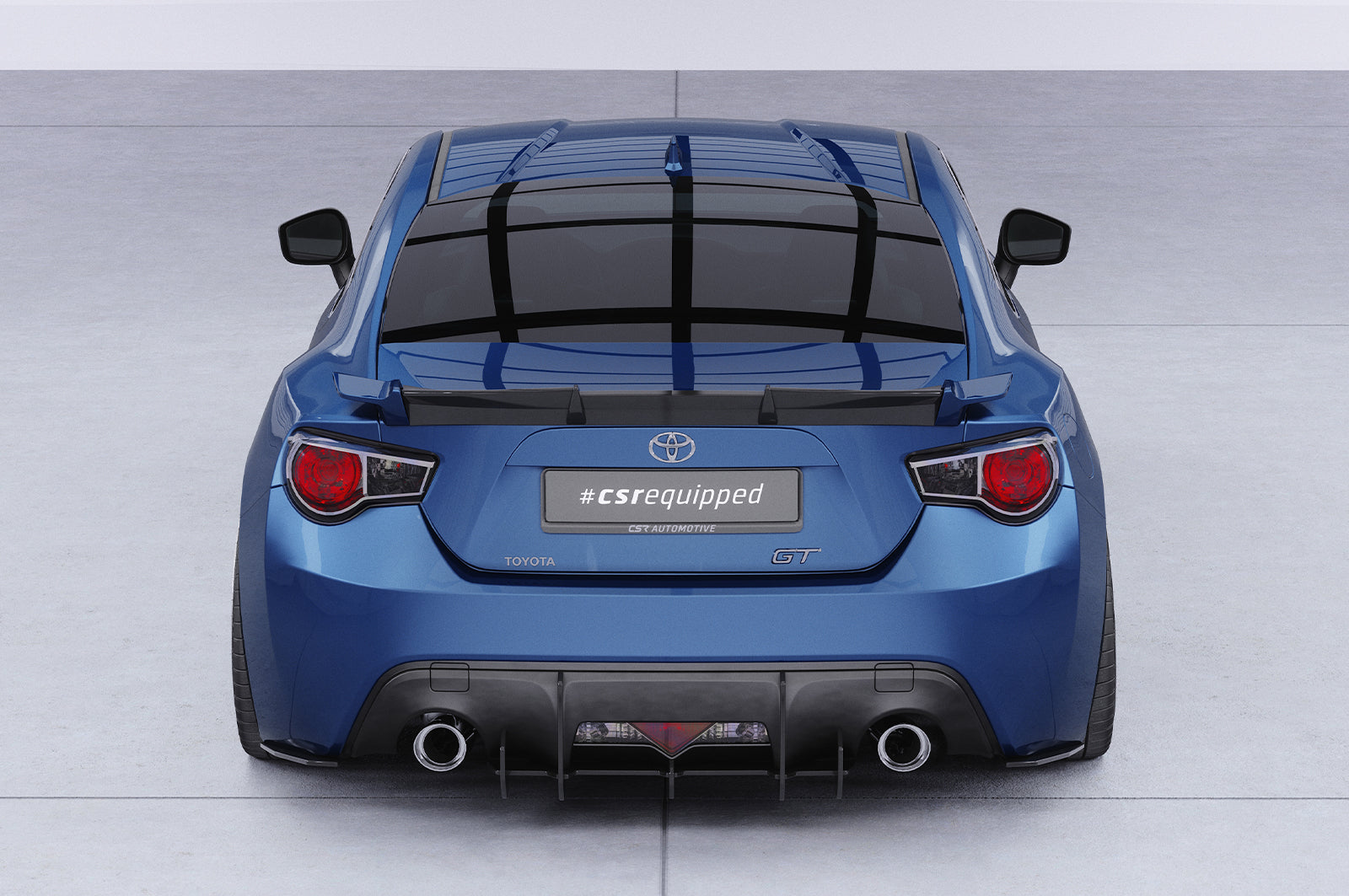 CSR Heckspoiler | Heckflügel mit ABE für Toyota GT86 HF848-G Glossy schwarz Hochglanz (keine Lackierung erforderlich)