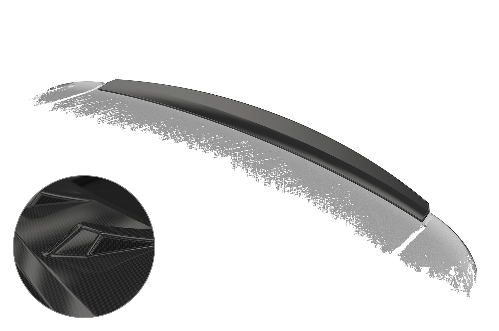 CSR Heckspoiler | Heckflügel mit ABE für Peugeot 407 HF850-C Carbon Look Hochglanz (keine Lackierung erforderlich)