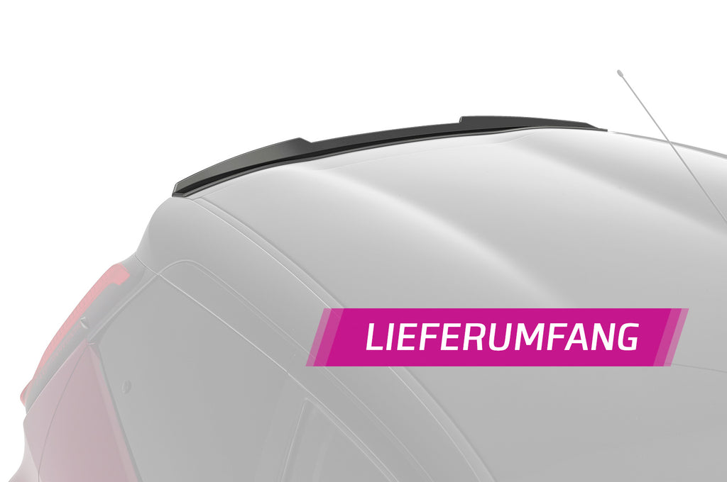 CSR Heckspoiler | Heckflügel mit ABE für Toyota Aygo 2 HF853-S Strukturiert schwarz matt (keine Lackierung erforderlich)