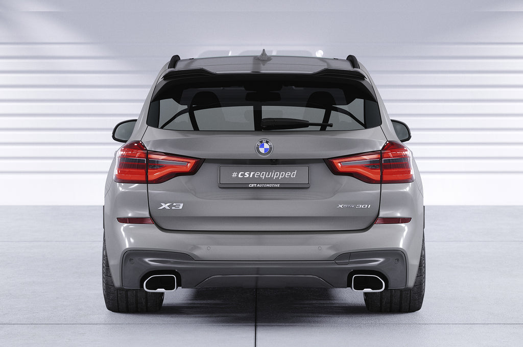 CSR Heckspoiler | Heckflügel mit ABE für BMW X3 G01/ iX3 G08 HF854-C Carbon Look Hochglanz (keine Lackierung erforderlich)