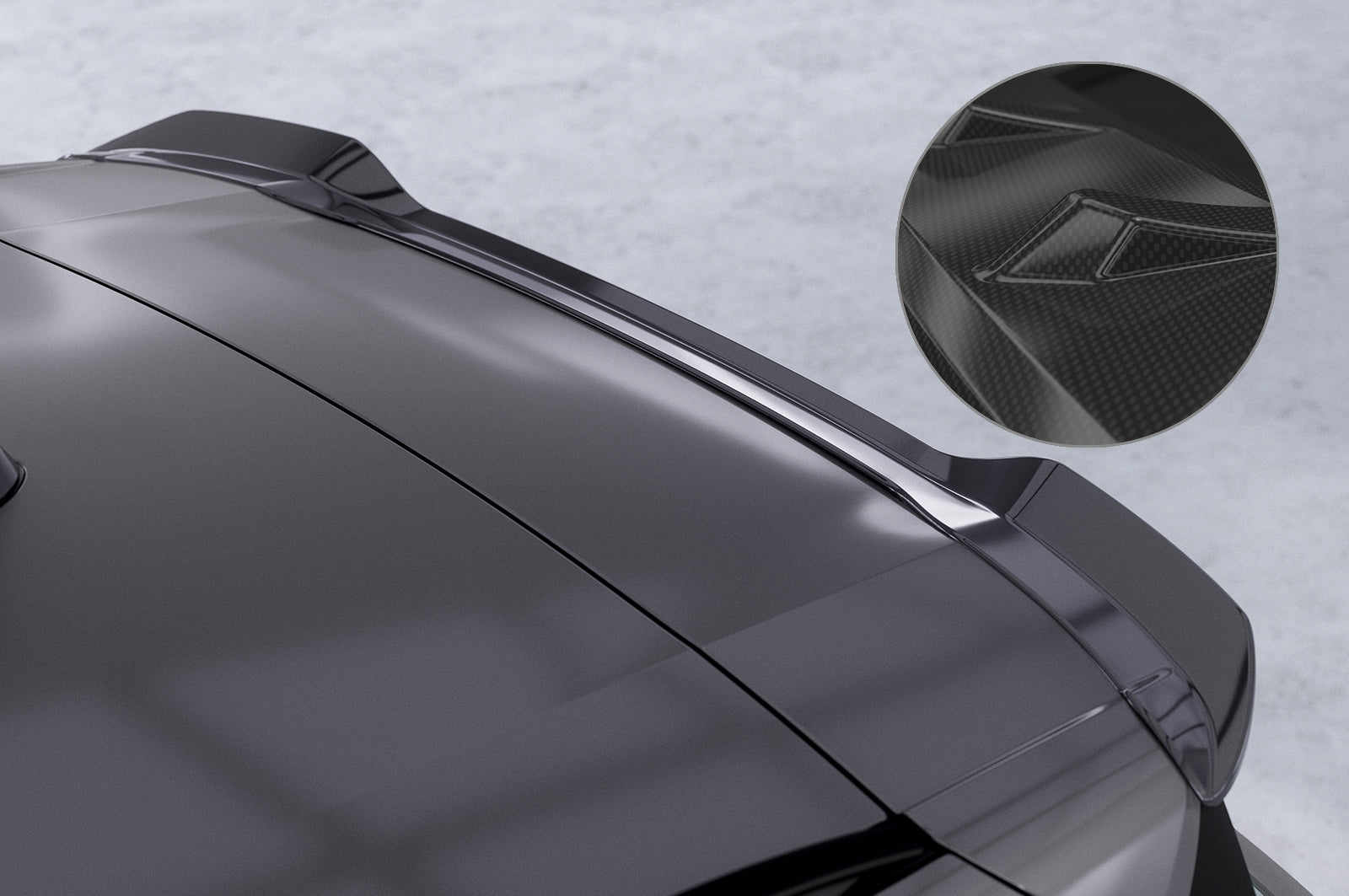 CSR Heckspoiler | Heckflügel mit ABE für BMW X3 G01/ iX3 G08 HF854-C Carbon Look Hochglanz (keine Lackierung erforderlich)