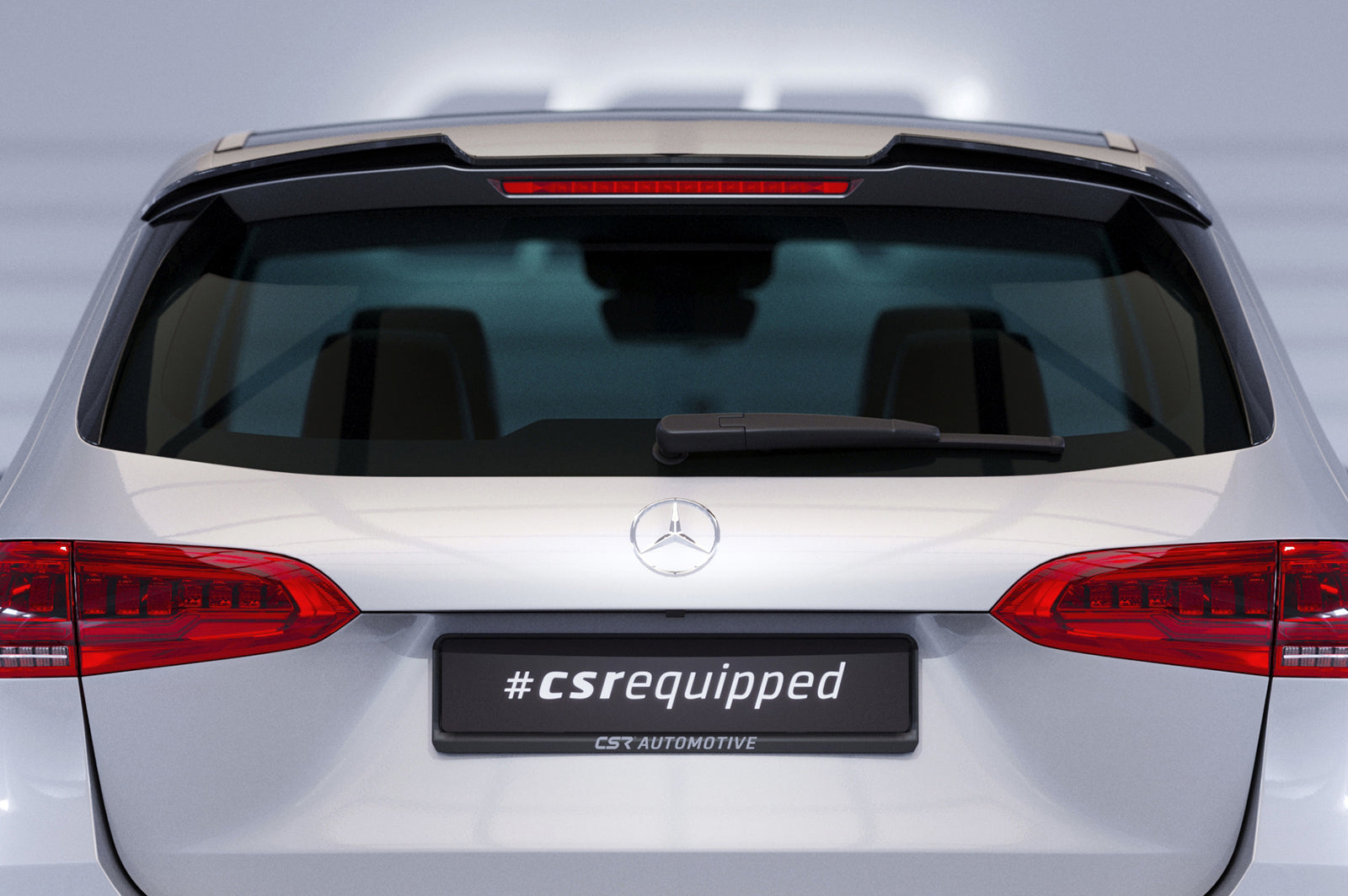 CSR Heckspoiler | Heckflügel mit ABE für Mercedes-Benz B-Klasse W247 HF856-L Unlackiert roh (Lackierung erforderlich)